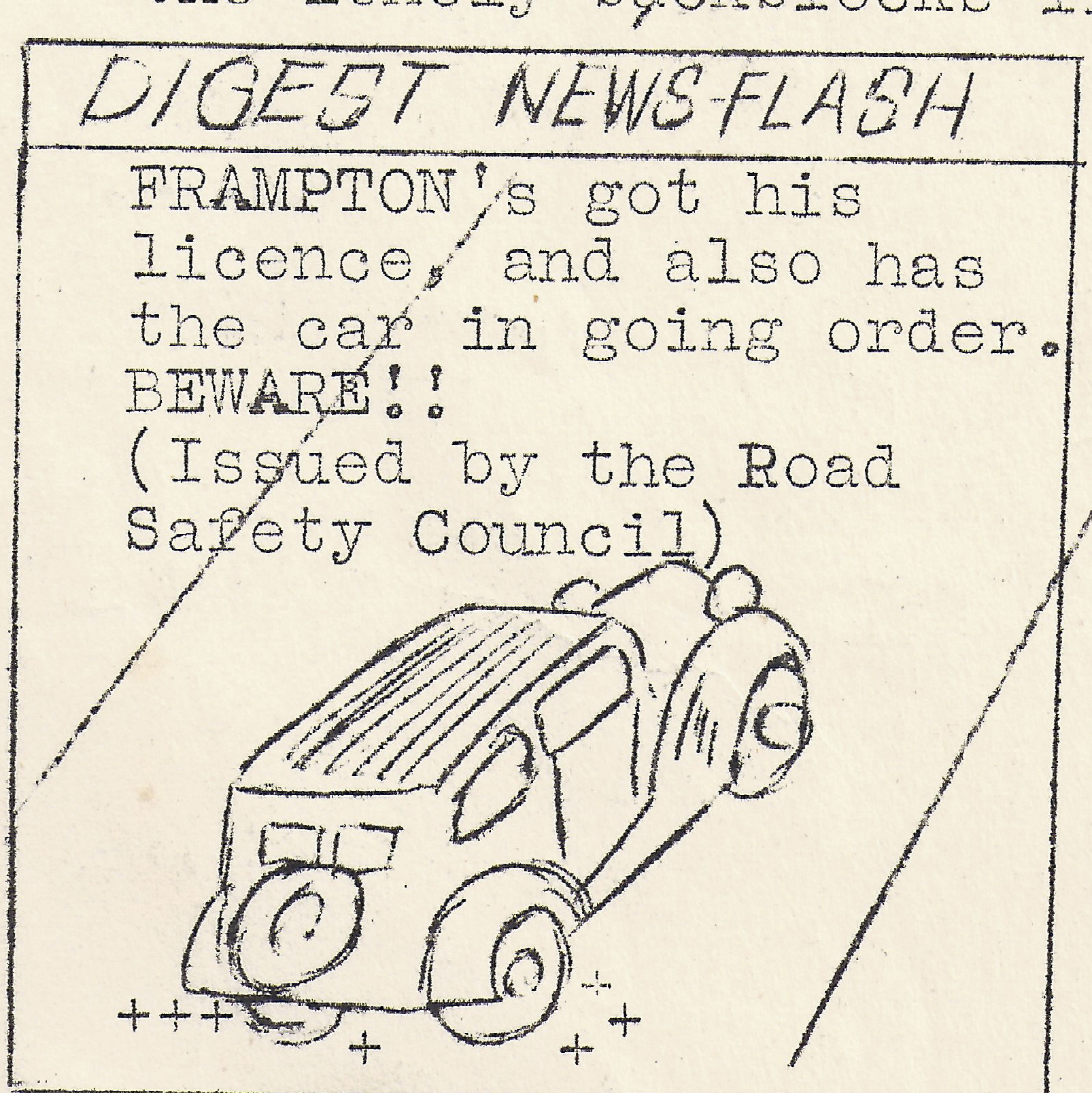 Newsflash Aug 1956