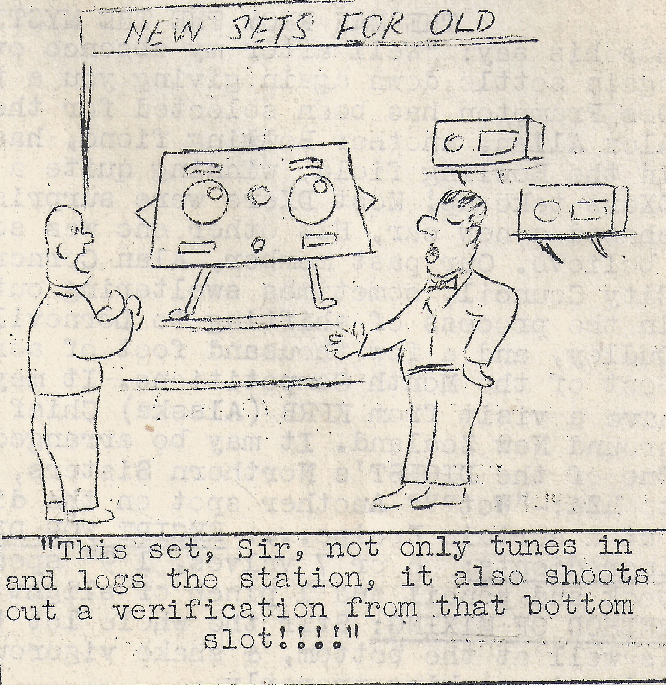 Receiver Joke from Aug 1956